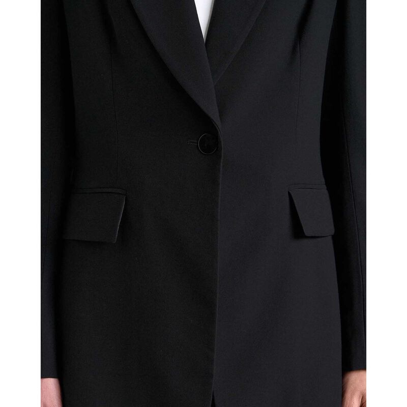 Cue Viscose Twill Longline Blazer image number 2